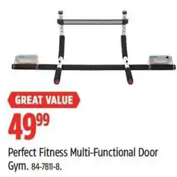 Canadian Tire Perfect Fitness Multi-Functional Door Gym offer