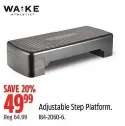 Canadian Tire Wake Athletics Adjustable Step Platform offer