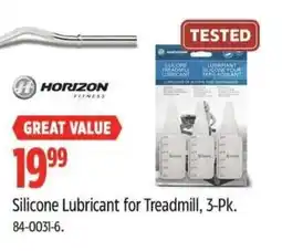 Canadian Tire Horizon Fitness Silicone Lubricant for Treadmill offer