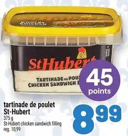 Metro St Hubert tartinate de poulet offer