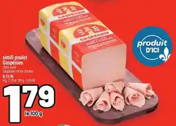 Metro Gaspésien simili poulet offer