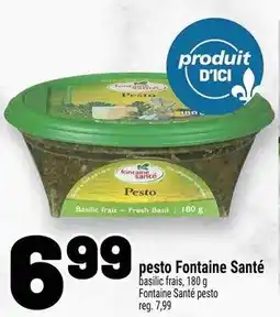 Metro Fontaine Santé pesto offer