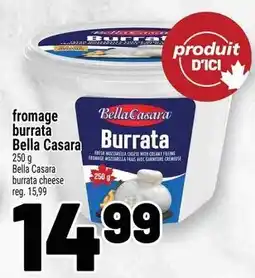 Metro Bella Casara burrata cheese offer