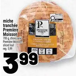Metro Première Moisson sliced loaf offer