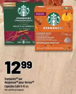 Metro StarbucksMD par NespressoMD pour VertuoMD Capsules Café offer