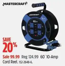 Canadian Tire Mastercraft cord reel offer