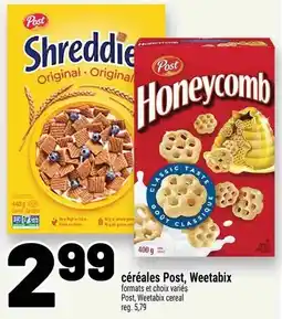 Metro Post cereals offer
