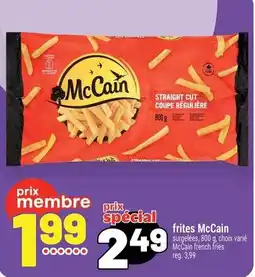 Metro McCain french fries offer