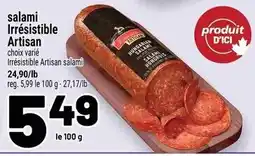 Metro salami irrésistible artisan offer