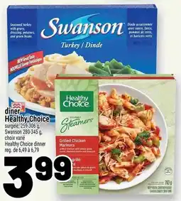 Metro Swanson turkey dinner offer