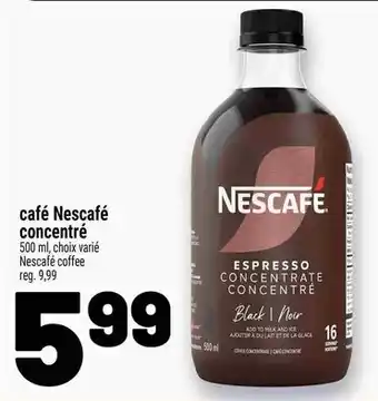 Nescafe espresso concentrate black noir