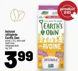 Metro Earth's Own boisson réfrigérée avoine offer