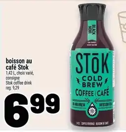 Metro Stok cold brew coffee offer