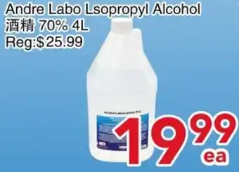 Andre Labo Lsopropyl Alcohol