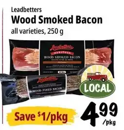 Farm Boy Leadbettters wood smoked bacon offer