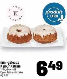 Metro K pour Katrine mini cakes offer
