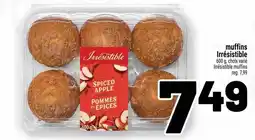 Metro Irresistible spiced apple muffins offer
