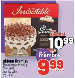 Metro Irresistible tiramisu cake offer