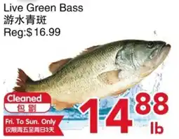 Yours Food Mart Live Green Bass offer