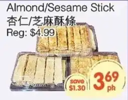 Kings Fair Supermarket Almond/Sesame Stick offer
