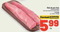 Metro fresh pork tenderloins offer