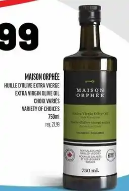 Metro Maison orphée extra virgin olive oil offer