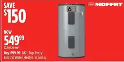 Canadian Tire Moffat 182L Top-Entry Electric Water Heater offer