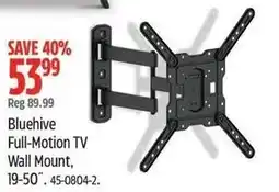 Canadian Tire Bluehive Full-Motion TV Wall Mount offer