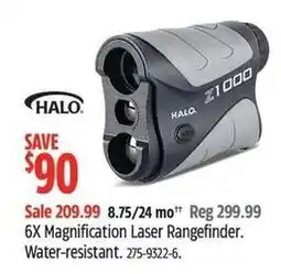 Canadian Tire Halo 6x Magnification Laser Rangefinder offer