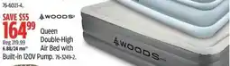 Canadian Tire woods queen double-high air bed offer