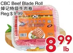 Yours Food Mart CBC beef blade roll offer