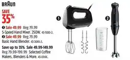 Canadian Tire Braun 5-Speed Hand Mixer offer
