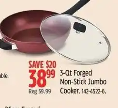 Canadian Tire 3-Qt Forged Non-Stick Jumbo Cooker offer