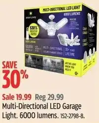 Canadian Tire Multi-Directional LED Garage Light offer