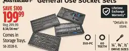 Canadian Tire Mastercraft general use socket sets offer