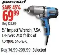 Canadian Tire Mastercraft 3/4" Impact Wrench offer