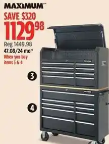 Canadian Tire Maximum tool chest offer