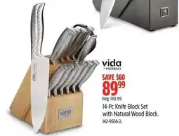 Canadian Tire vida 14-Pc Knife Block Set offer