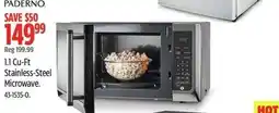 Canadian Tire Paderno 1.1 Cu-Ft Stainless-Steel Microwave offer