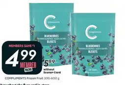 Sobeys Compliments frozen fruit offer