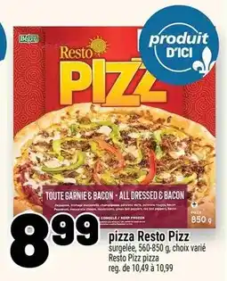 Metro Resto pizza all dressed & bacon offer