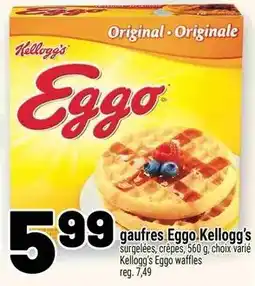 Metro Kellogg's Eggo waffles offer