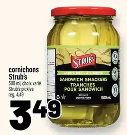 Metro Strub's sandwich snackers offer
