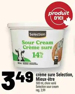 Metro Selection crème sure offer