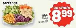 Metro coréenne salad offer