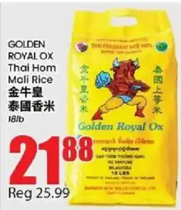 Btrust Supermarket Golden royal ox thai hom mali rice offer