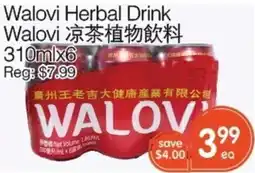 Kings Fair Supermarket Walovi herbal drink offer