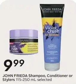Sobeys John Frieda Shampoo, Conditioner or Stylers offer