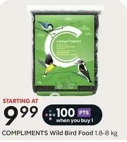 Sobeys Compliments Wild Bird Food offer