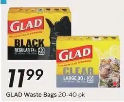 Sobeys Glad waste bags offer